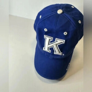 Kentucky Wildcats Hat UK Cats Blue Hat Adjustable Adult Size Hat Blue Cap